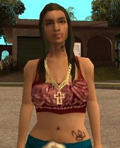 GTA San Andreas Artwork Woman Model