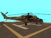 Mi-35 Hind (with Desert camouflage) from Battlefield 2: Special Forces