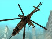 Mi-35 Hind (with Desert camouflage) from Battlefield 2: Special Forces