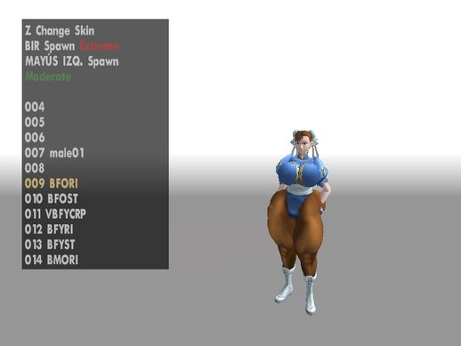 Chun Li Body Low Poly Version