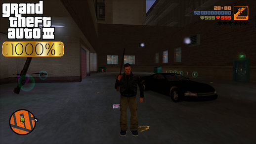 GTA III 1000% Savegame