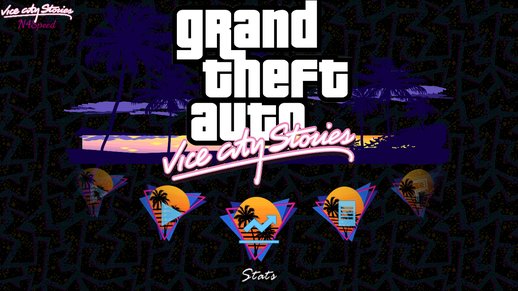 GTA Vice City Stories Menu Background for Mobile