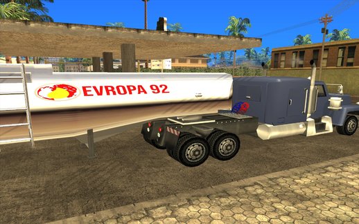 Petrol Trailer Evropa 92 Gas Station Lesok