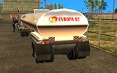 Petrol Trailer Evropa 92 Gas Station Lesok