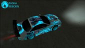 Nissan S14 Itasha Shiroko Summer of Blue Archive Deluxe of Glowing In The Dark