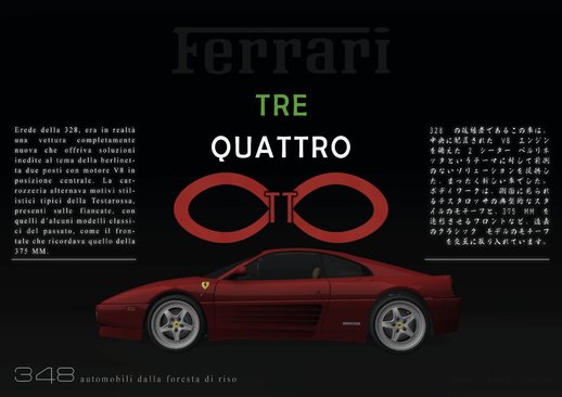 Ferrari 348 Coupe, Targa & Spider | IVF, Vehfuncs