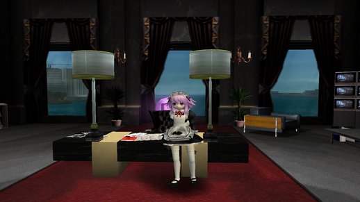 Neptune (Maid) from Hyperdimension Neptunia