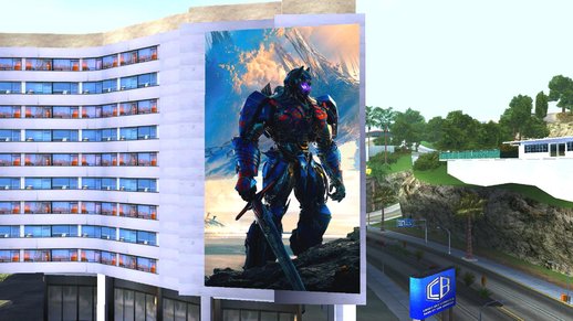 Optimus Prime Transformers 5 Billboard