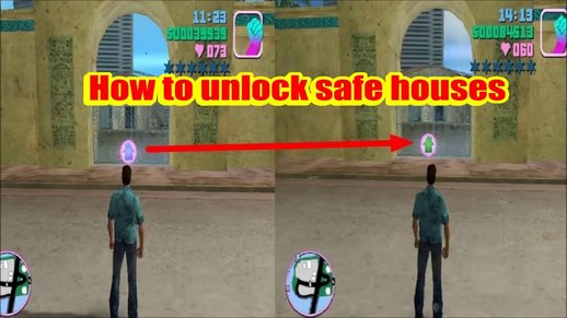 Safe Houses Unlocker Mod For GTA Vice City