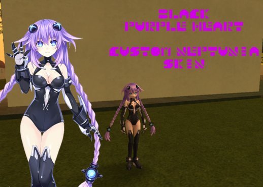 Black Purple Heart (Custom Neptunia Skin)