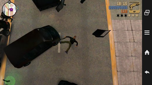 GTA III Weapon Power Up for Mobile