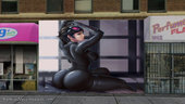 Cat Woman Mural