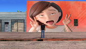 Elastigirl Mural From The Incredibles