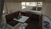 Furnished White Liner Caravan [Menyoo]