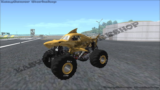 Megalodon Gold v1.0 From Monster Jam Steel Titans