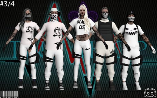 White Gang Skin Pack