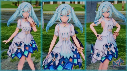 Hatsune Miku Cosplay Faruzan Genshin Impact