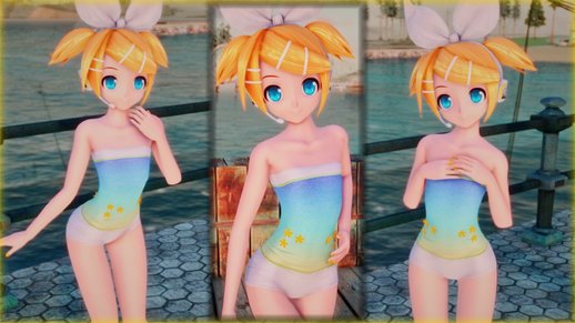 PDFT Kagamine Rin Swimwear T