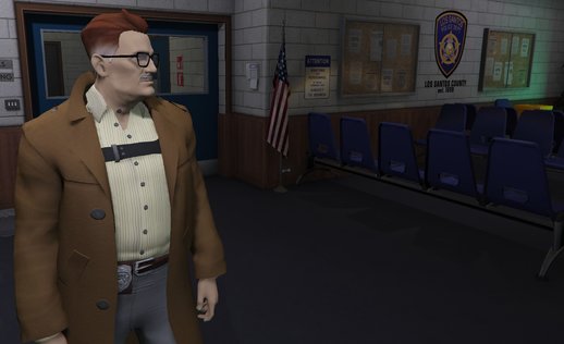 COMMISSIONER GORDON - DELUXE [ Addon Ped ]