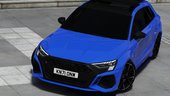 Audi RS3 Sportback 8Y 2022 [Add-On / FiveM | VehFuncs | Panoramic Sunroof]