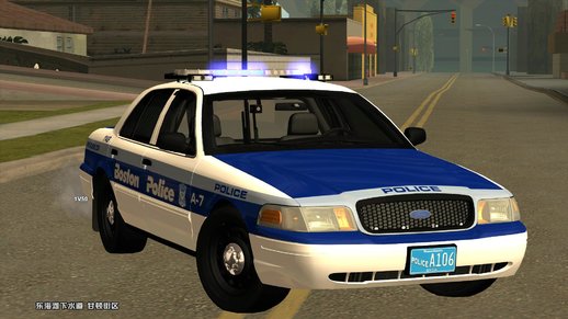 2011 CVPI Boston Police A-7 patrol AVS