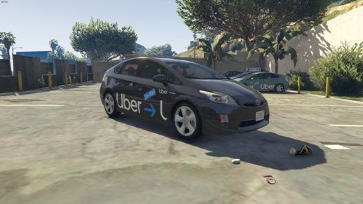 Toyota Prius Uber Taksi [LIVERY]