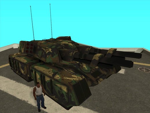 X-66 Mammoth Tank (with Forest camouflage) from Renegade X