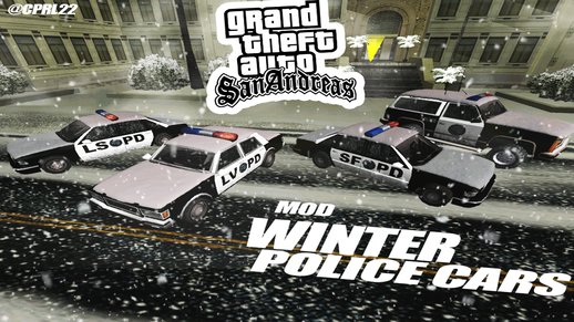 Winter Police Cars Pack