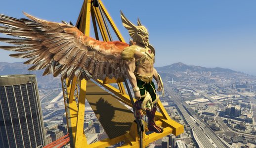 HAWKMAN JSA - DELUXE - [ Addon Ped ]