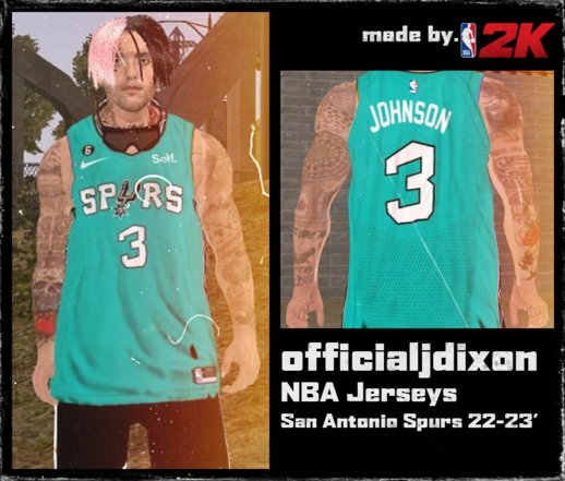 San Antonio Spurs 22-23' Jersey