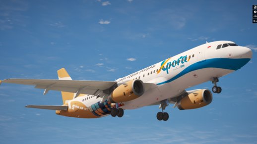 SUPER AIR JET AIRBUS A320 XPORA BNI PK-SAE LIVERY