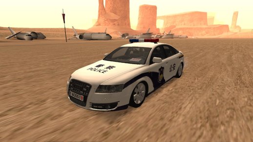 2006 Audi A6 Chinese Police Car