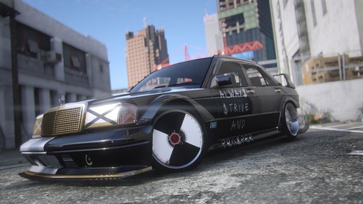 A$AP Rocky Mercedes-Benz 190E [Add-On | Template]