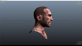 4K Niko Belic Face Tattoo Retexture