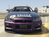 Malaysia KL Wangan Skyline R34 Skin