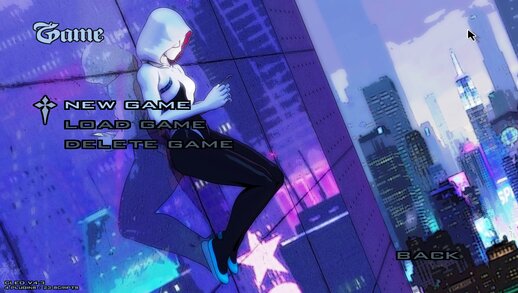 Spider-Gwen Menu Background