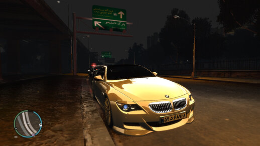 BMW M6 Iran License plate