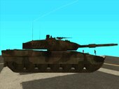 Leopard 2A6 (with Woodland camouflage) from Battlefield 2: Euro Force