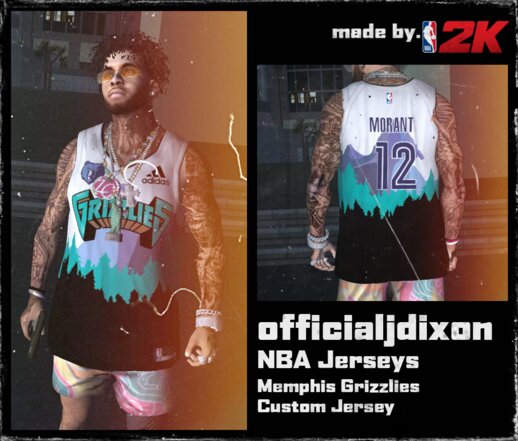 Memphis Grizzlies Custom Jersey