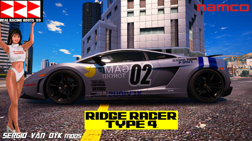 R.T. SOLVAOU - RIDGE RACER TYPE 4 (Paint Job Mod) Lamborghini Gallardo