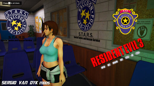 Raccoon Police Department - S.T.A.R.S Textures from Resident Evil 3 