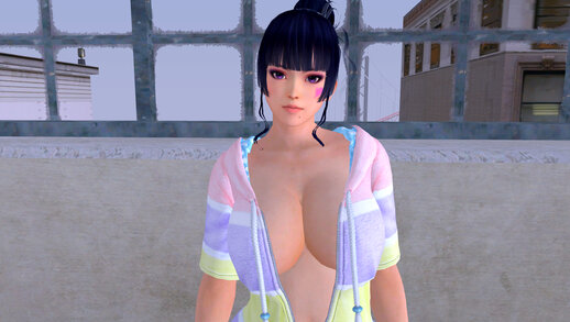 DOAXVV Nyotengu Loose Fluffy Parka (Normalmap)