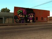 Mural Neo Boyfriend And Neo Girlfriend