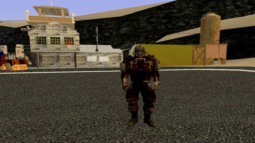 Skin De Blackguard Con Casco De Wolfenstein