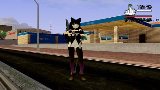 Skin de Blake Belladonna con armas de serie RWBY