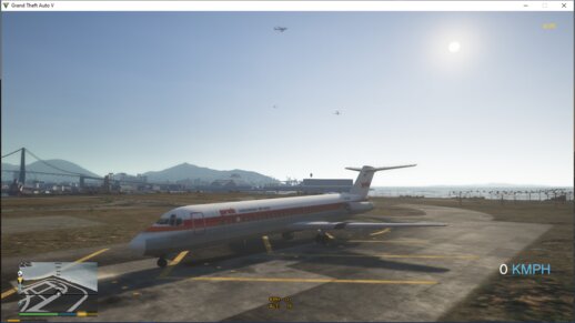 GTA V Livery Garuda Indonesia Retro DC 9-40