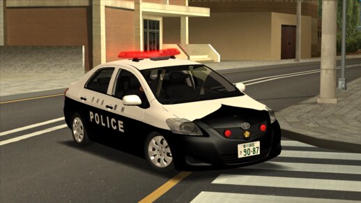 Toyota Belta Police Japan