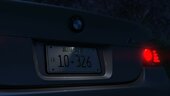 Japanese License Plate (White Album 2/冬馬 かずさ Edition) - anime 