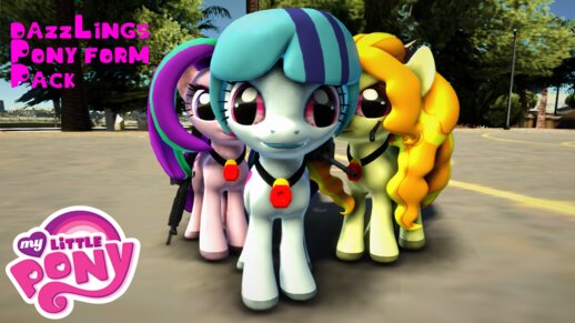 My Little Pony Dazzlings Pony Form Skin Pack