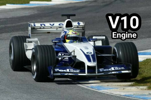 Sound F1 BMW FW25 Williams V10 Engine 